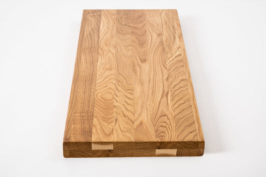 Plaukts, trepju pakāpiens, pretpakāpiens, palodze, Ozols A/B, pilnas lameles, 40 mm, 2-kārt, Lakots (matēts)