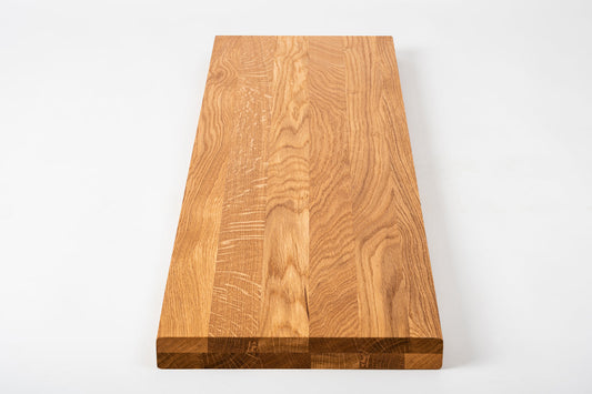 Plaukts, trepju pakāpiens, pretpakāpiens, palodze, Ozols A/B, pilnas lameles, 40 mm, 2-kārt, Dabīgi eļļots