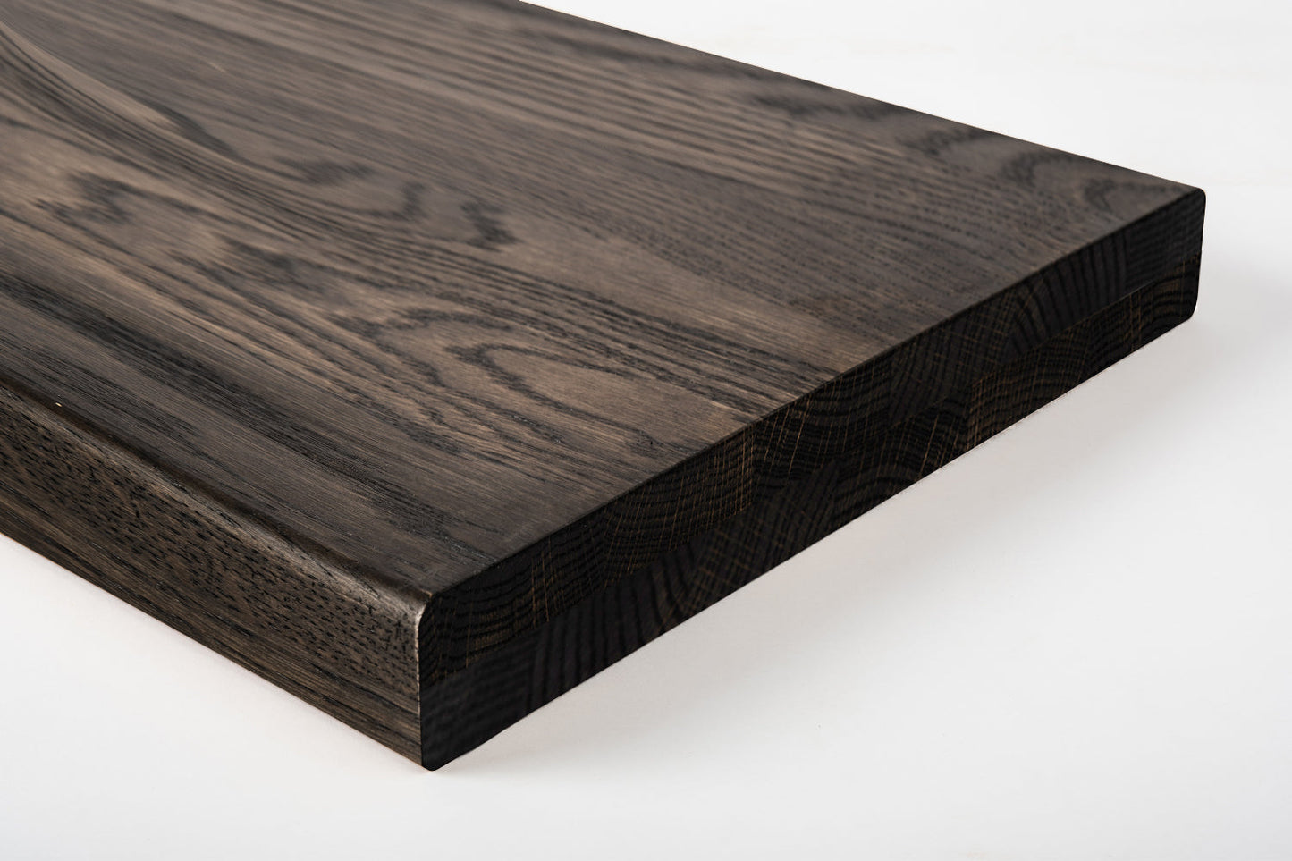 Plaukts, trepju pakāpiens, pretpakāpiens, palodze, Ozols A/B, pilnas lameles, 40 mm, 2-kārt, Melni eļļots