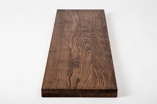 Plaukts, trepju pakāpiens, pretpakāpiens, palodze, Ozols A/B, pilnas lameles, 40 mm, 2-kārt, eļļots tonī Valrieksts