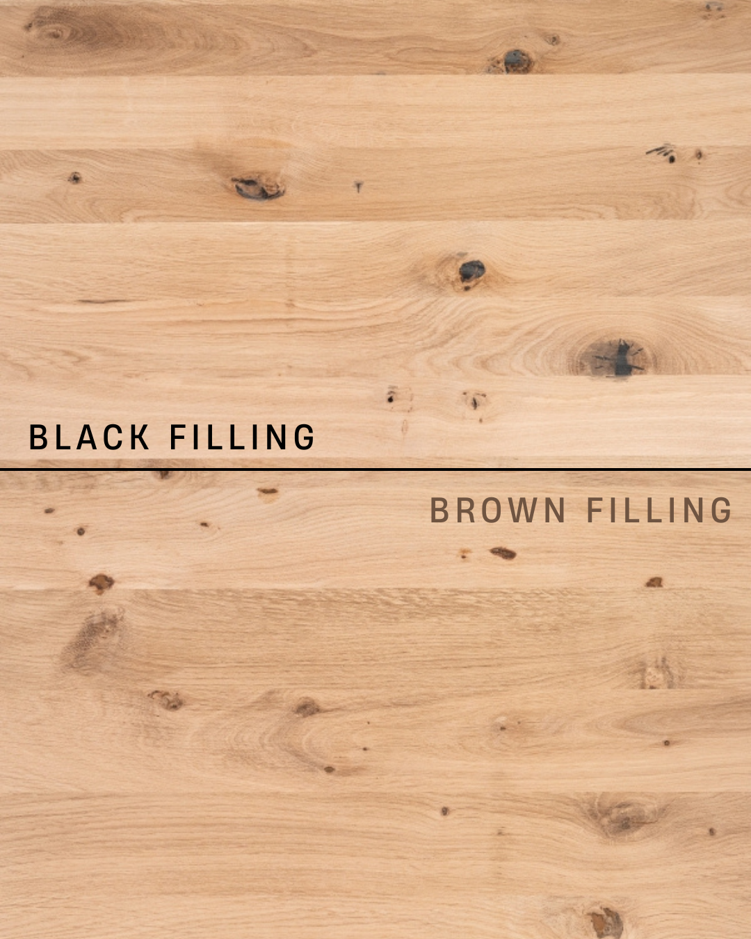 Līmēta masīvkoks plātne DIY Ozols Rustic, pilnas lameles fixētā platumā, 52mm, 3-kārt