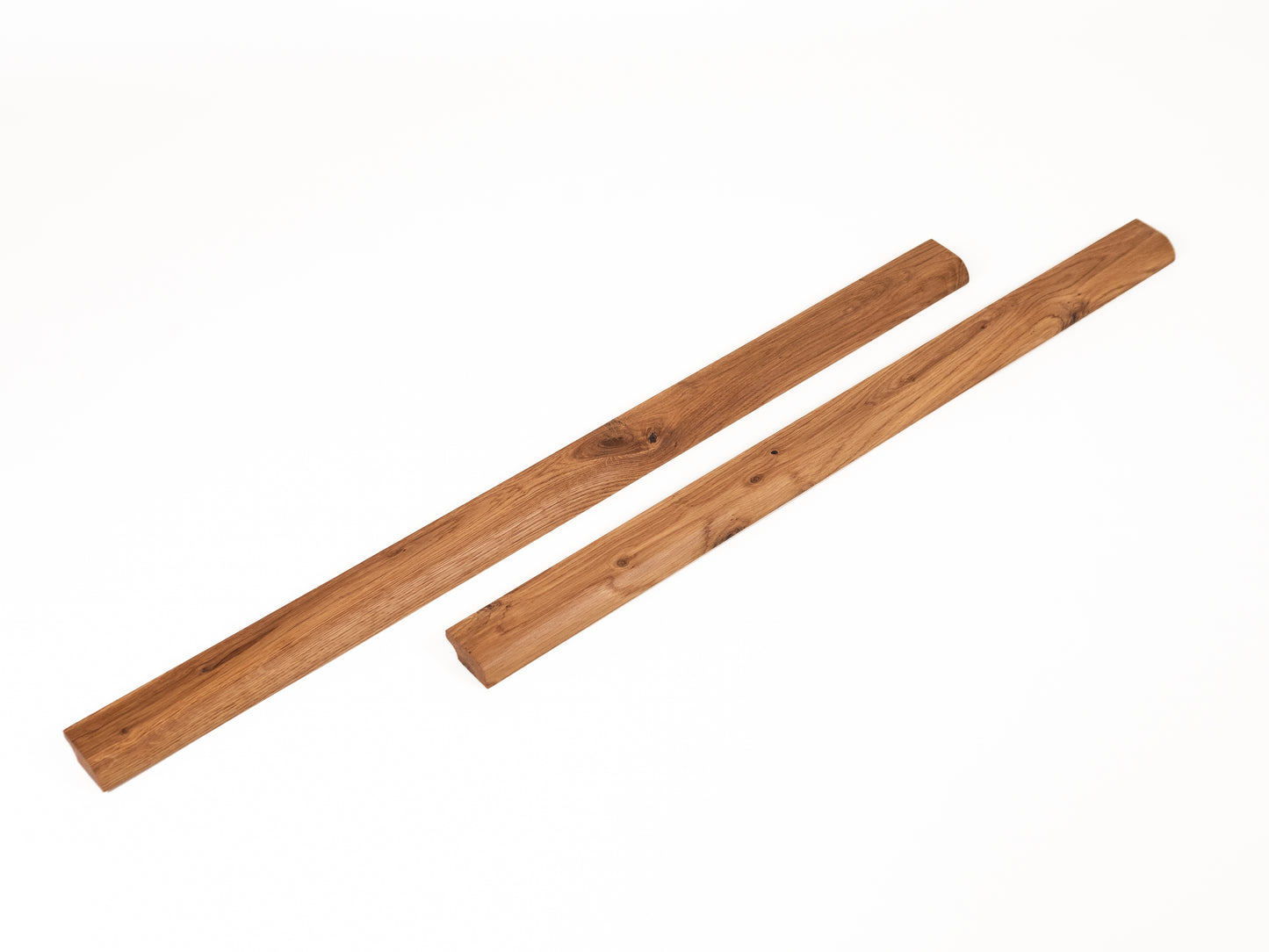 Solid Skirting Board Oak Rustic 20x50mm, Natural oil, 1,5-2,5m with radius 20mm