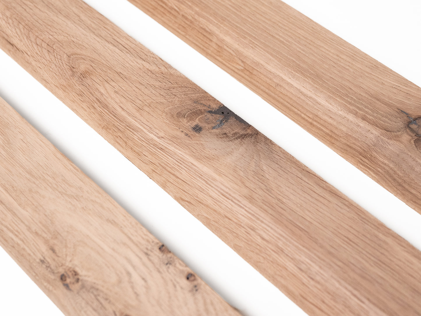 Solid Skirting Board Oak Rustic 20x50mm unfinished 1,5-2,5m with radius 20mm