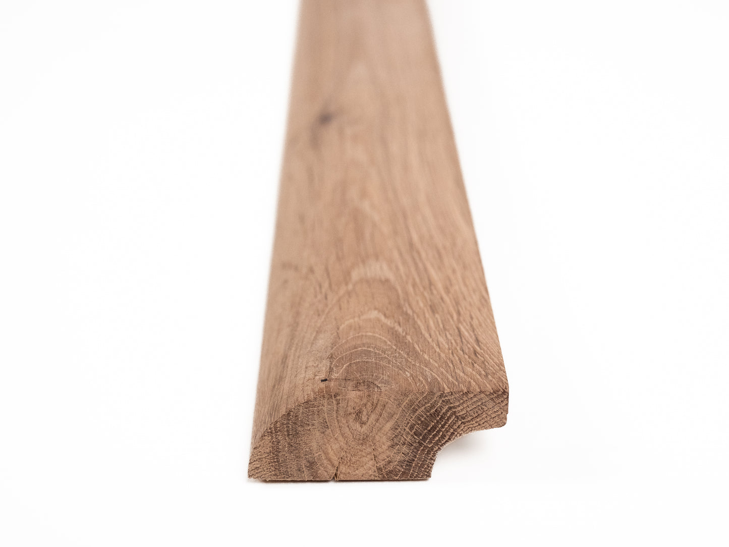 Solid Skirting Board Oak Rustic 20x50mm unfinished 1,5-2,5m with radius 20mm