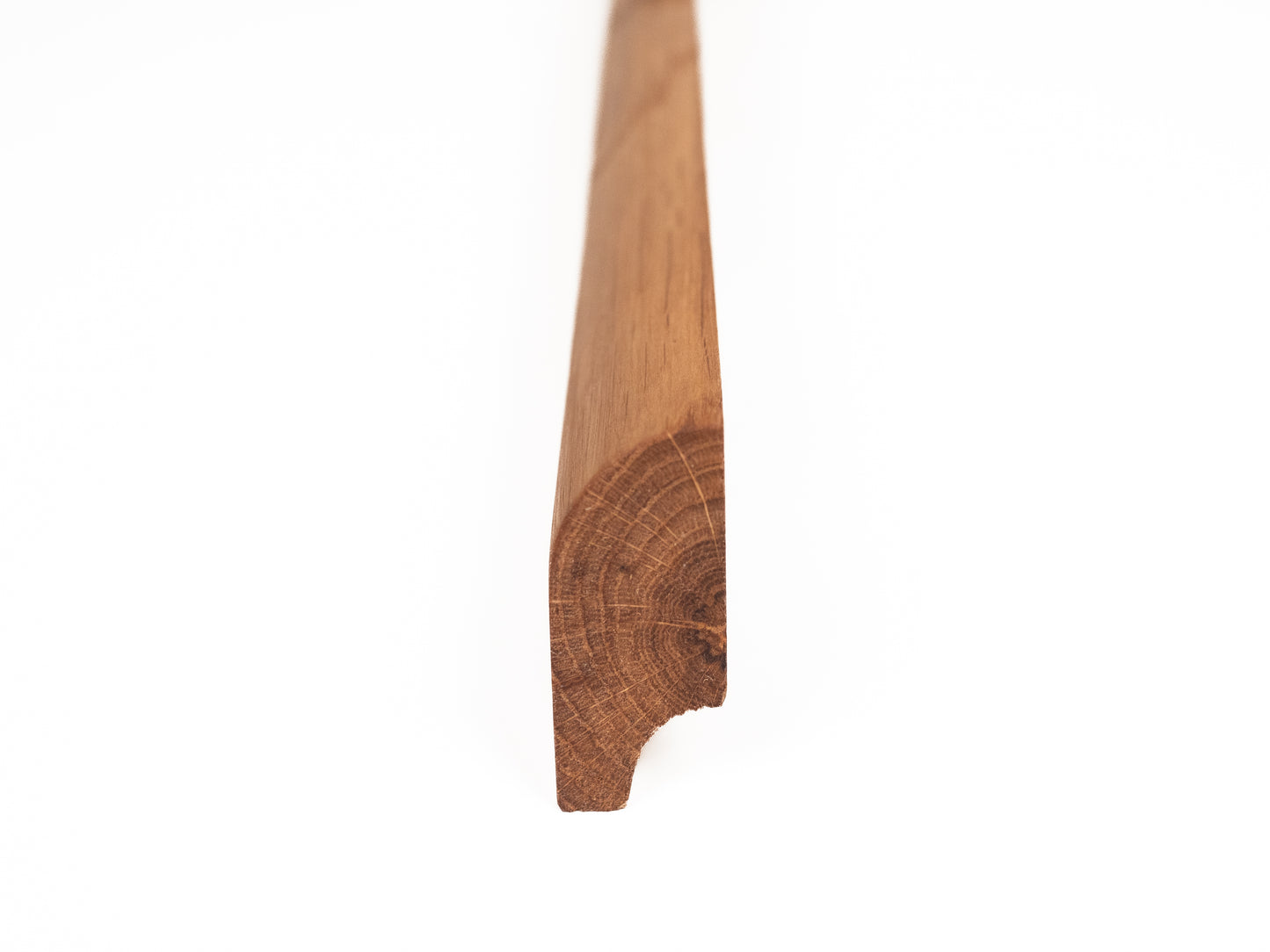 Solid Skirting Board Oak Rustic 20x50mm, Natural oil, 1,5-2,5m with radius 20mm
