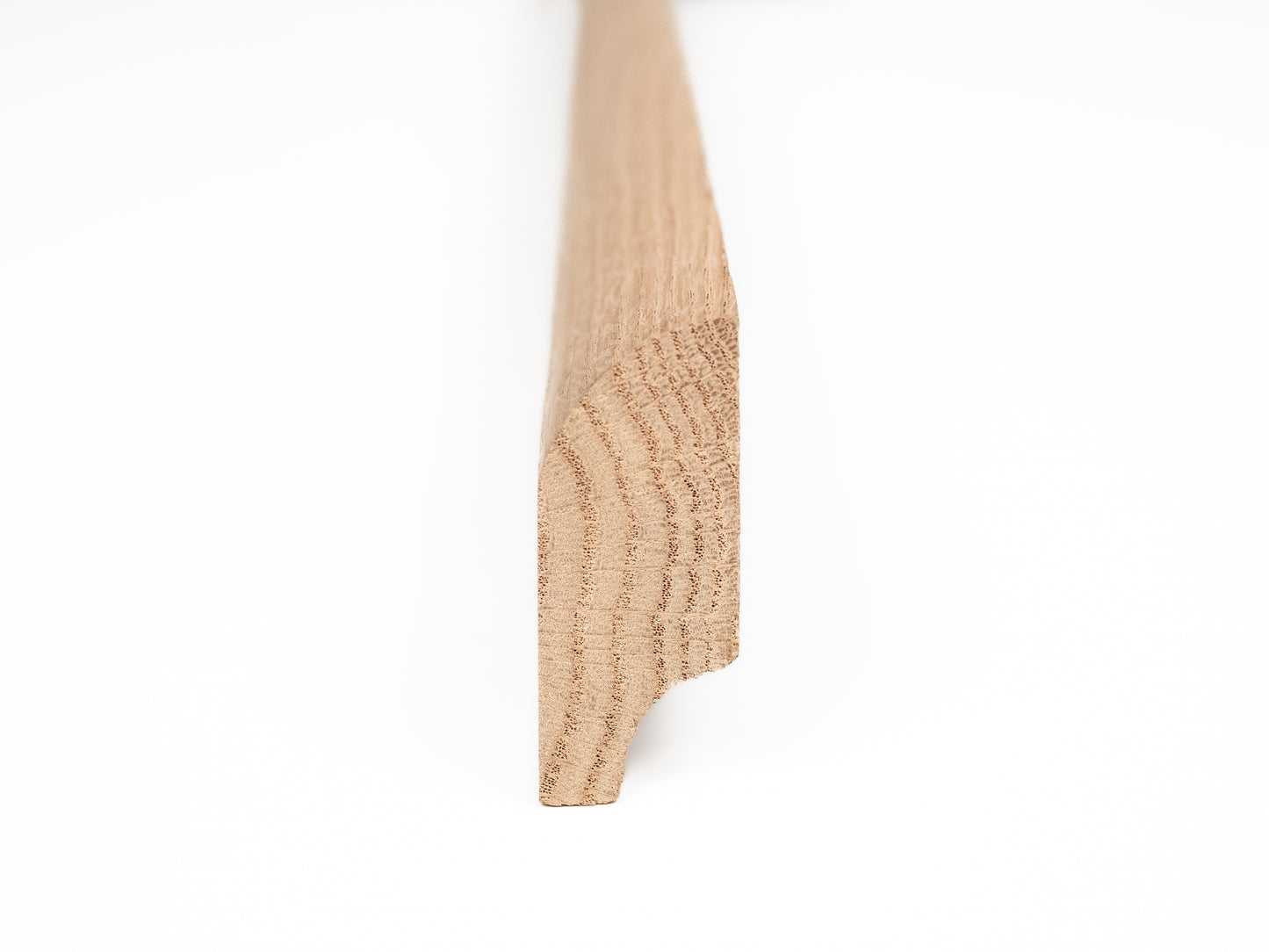 Solid Skirting Board Oak Rustic 20x50mm unfinished 1,5-2,5m with radius 20mm