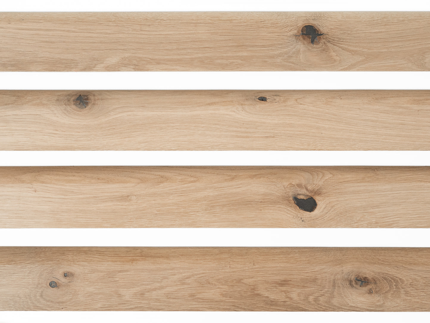 Solid Skirting Board Oak Rustic 20x90mm Hard wax oil Natural white 1,5-2,5m with radius 20mm