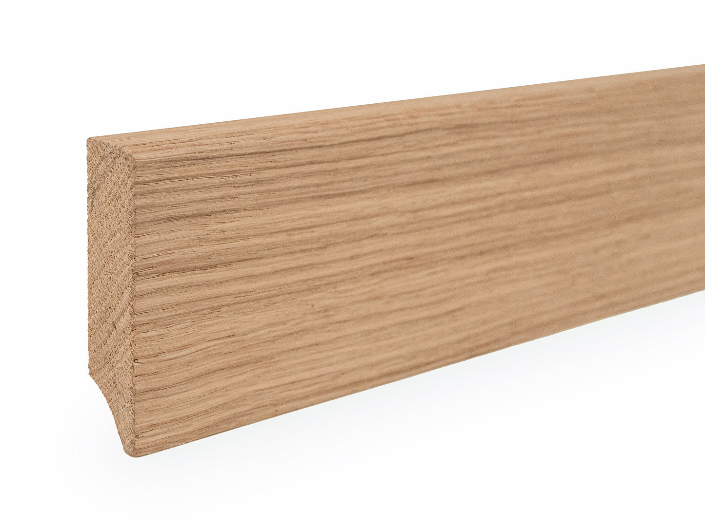 Grīdlīste Ozols A/B 18x70mm neapstrādāta 0,8-1,8m ar rādiusu 5mm