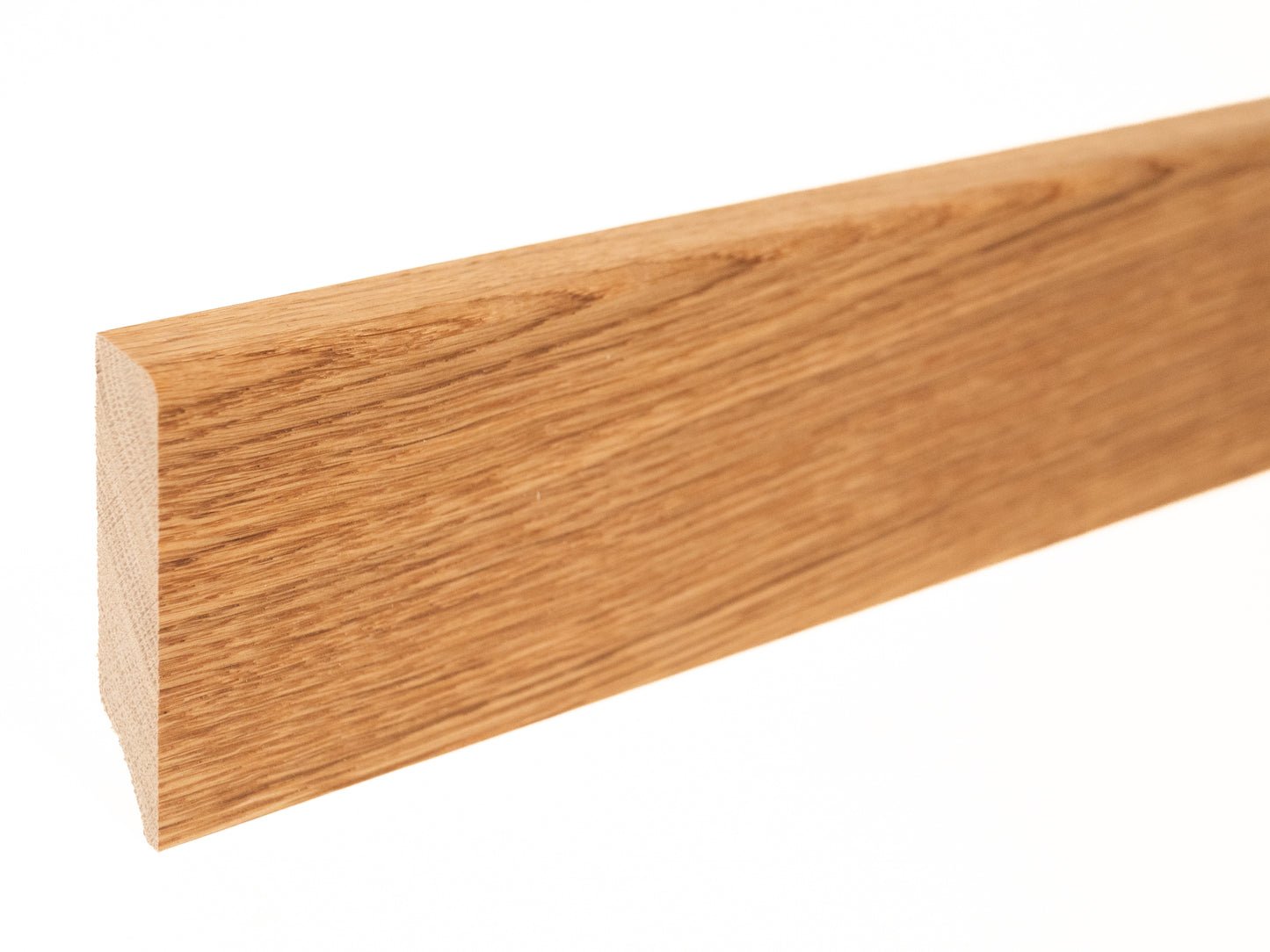 Grīdlīste Ozols A/B 18x70mm Lakots (matēts) 0,8-1,8m ar rādiusu 5mm
