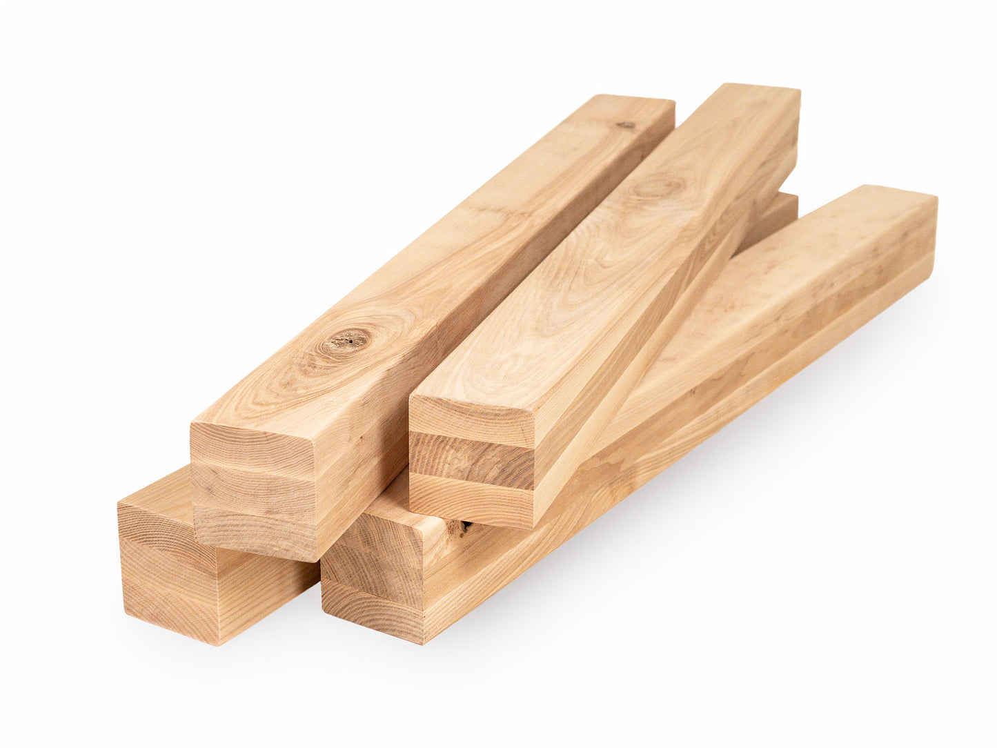 Līmētās oša koka brusas Rustic 70x70 mm eļļots ar cietā vaska eļļu tonī Dabīgi balts