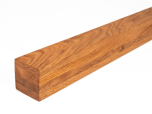 Līmētās ozola koka brusas A/B 70x70 mm dabīgi eļļots