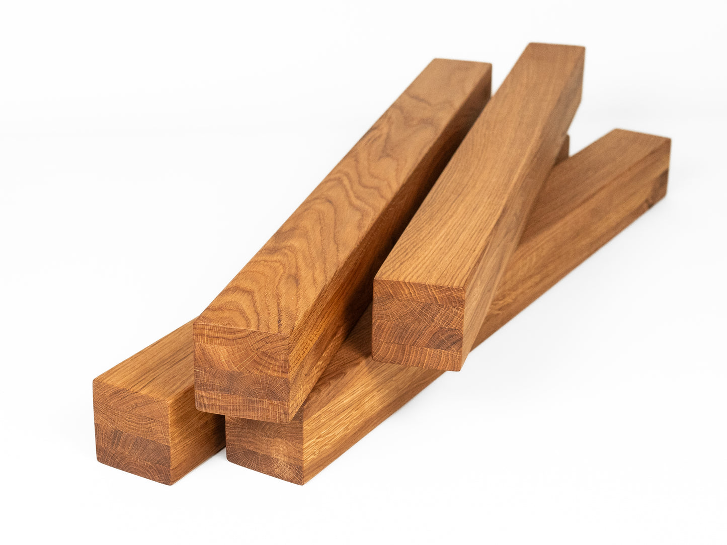 Līmētās ozola koka brusas A/B 70x70 mm dabīgi eļļots