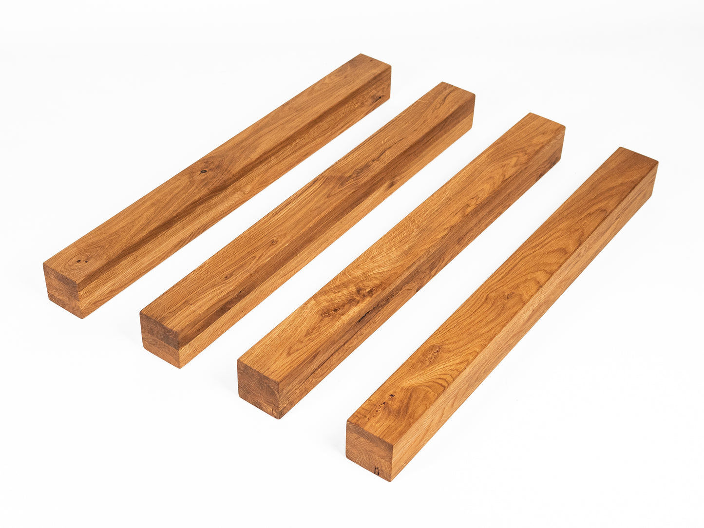 Līmētās ozola koka brusas Rustic 70x70 mm dabīgi eļļots