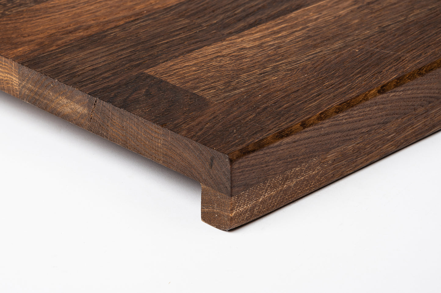 Trepju pakāpiens, palodze, Kūpināts Ozols, Rustic, audzētas lameles, 20 mm, eļļots ar bezkrāsas cietā vaska eļļu