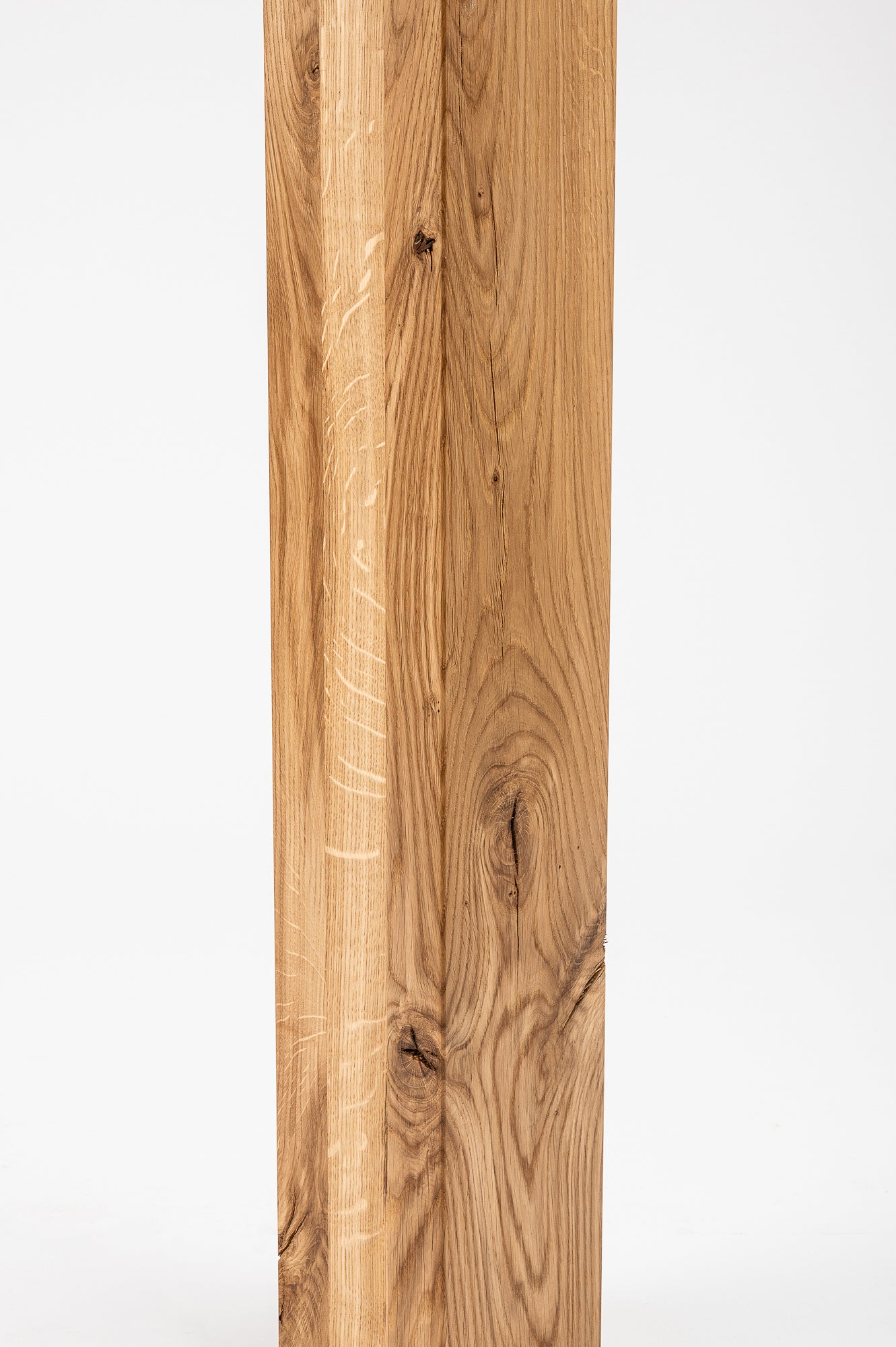 Glulam oak beam Rustic 160x160 mm hard wax oil natural (colourless), square timber, solid wood