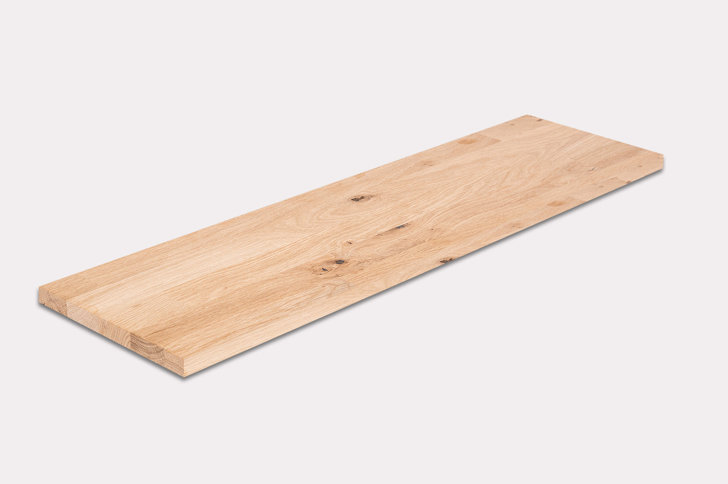 Shelf Stair tread Riser Windowsill Oak Rustic, finger jointed lamellas, 20 mm, Unfinished