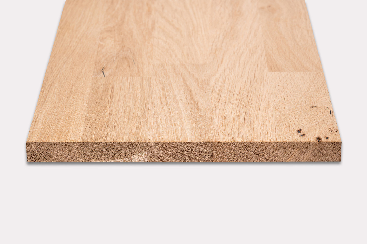 Shelf Stair tread Riser Windowsill Oak Rustic, finger jointed lamellas, 20 mm, Unfinished