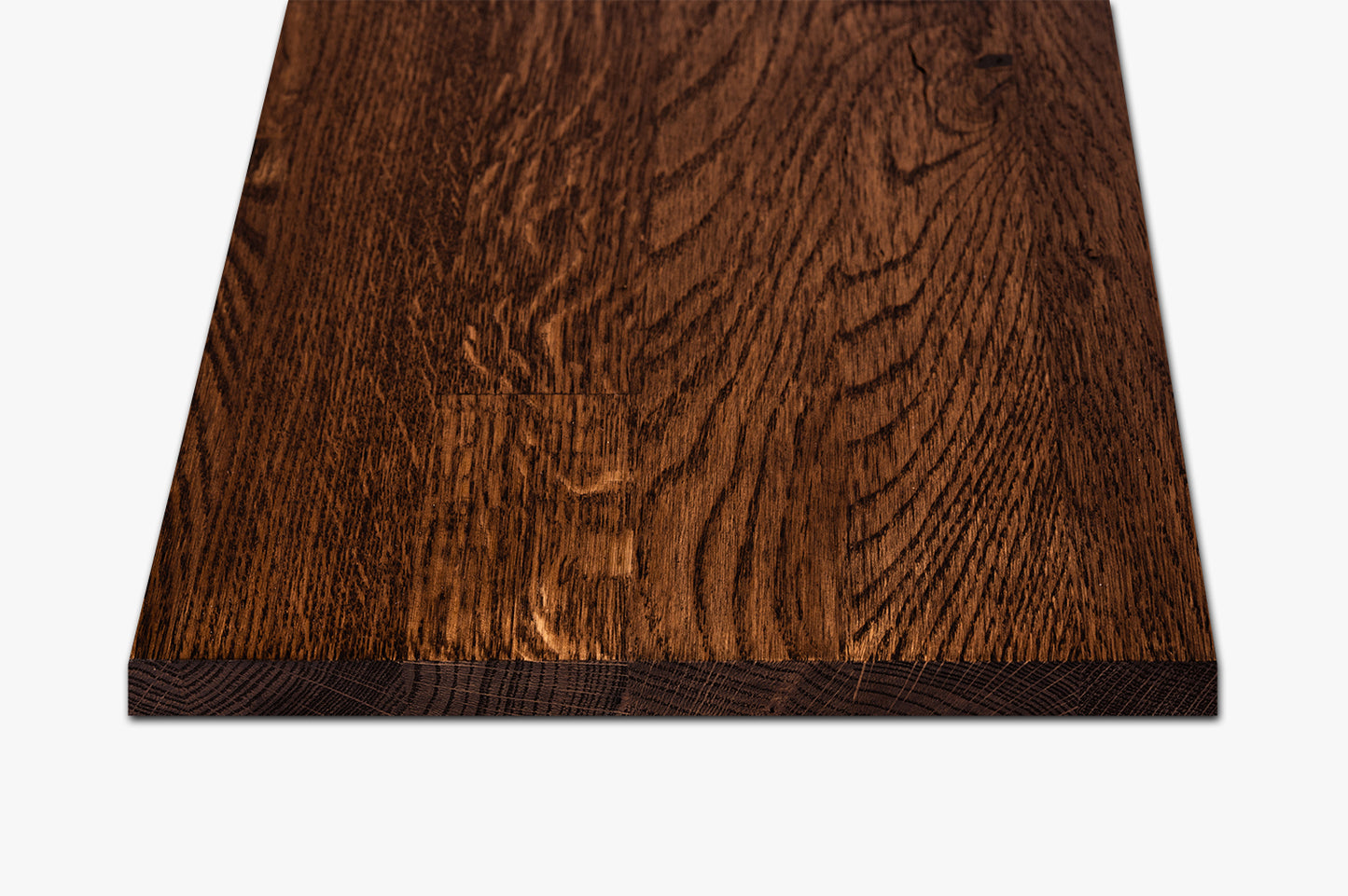 Shelf Stair tread Riser Windowsill Oak Rustic, finger jointed lamellas, 20 mm, Walnut oil