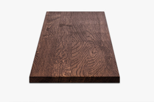 Plaukts, trepju pakāpiens, pretpakāpiens, palodze, Ozols Rustic, audzētas lameles, 26 mm, eļļots tonī Valrieksts