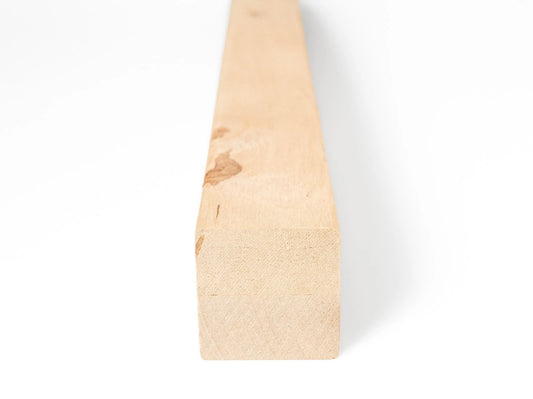 Līmētās bērza koka brusas Rustic 50x50 mm bez virsmas apstrādes