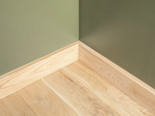 Grīdlīste Osis A/B 24x100mm bez virsmas apstrādes 2000 mm ar rādiusu 5mm