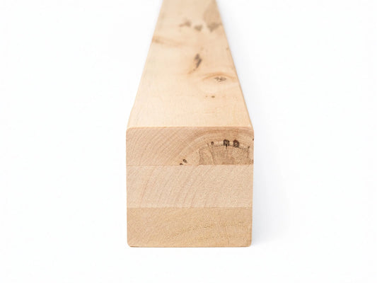 Līmētās bērza koka brusas Rustic 70x70 mm bez virsmas apstrādes