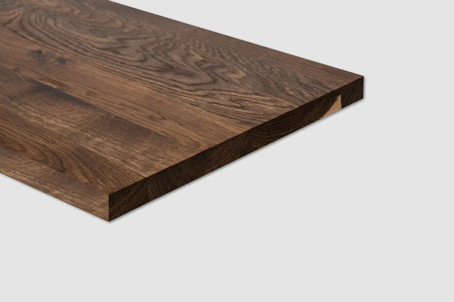 Plaukts, trepju pakāpiens, pretpakāpiens, palodze, Kūpināts Ozols, Rustic, pilnas lameles, 20 mm, eļļots ar bezkrāsas cietā vaska eļļu