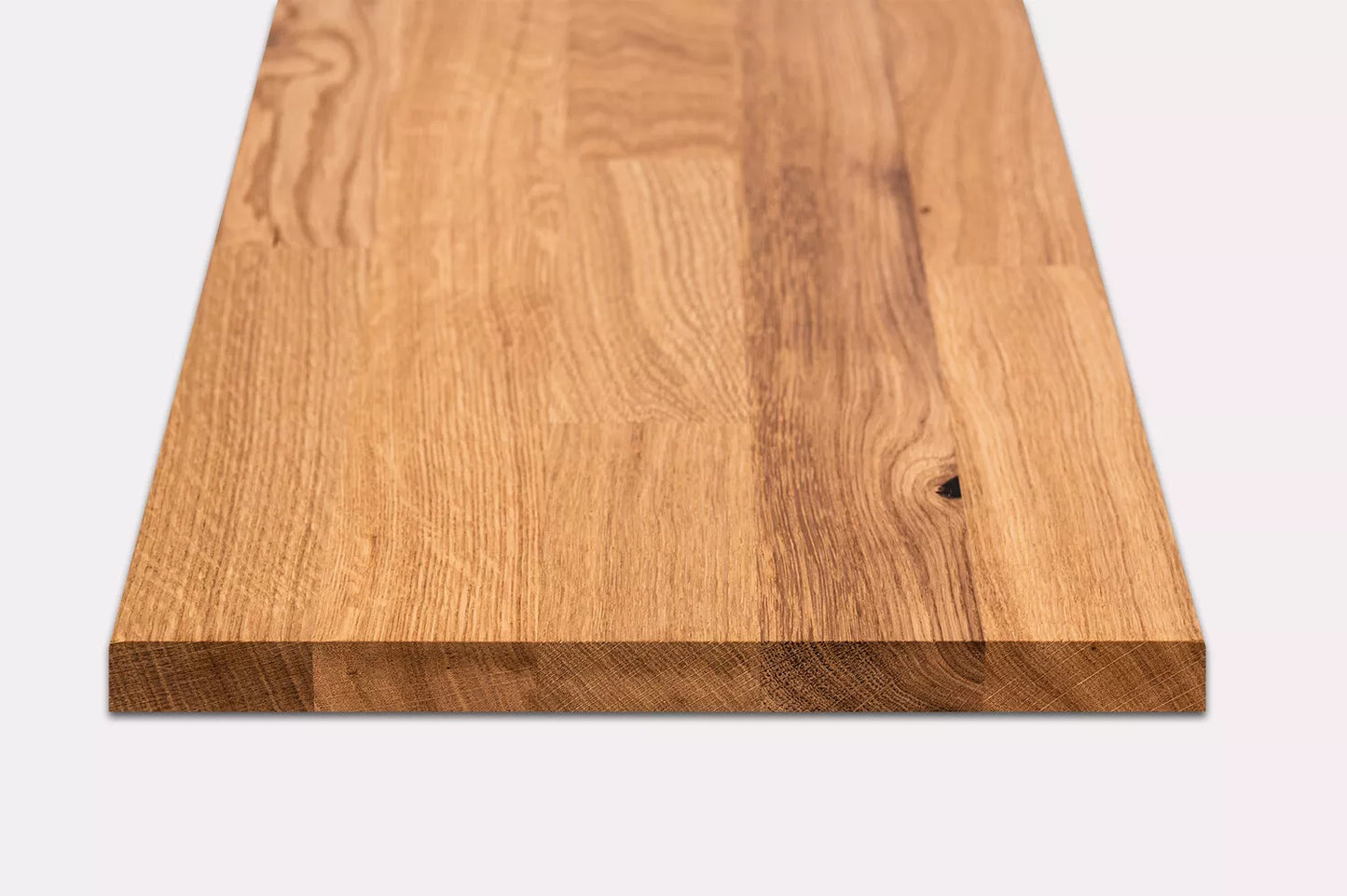 Plaukts, trepju pakāpiens, pretpakāpiens, palodze, Ozols Rustic, audzētas lameles, 20 mm, eļļots ar bezkrāsas cietā vaska eļļu