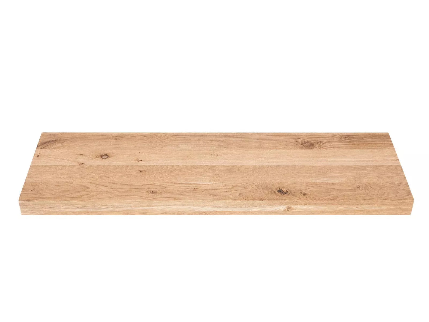 Plaukts, trepju pakāpiens, pretpakāpiens, palodze, Ozols Rustic, pilnas lameles, 52 mm, 3-kārt, eļļots ar cietā vaska eļļu tonī Dabīgi balts