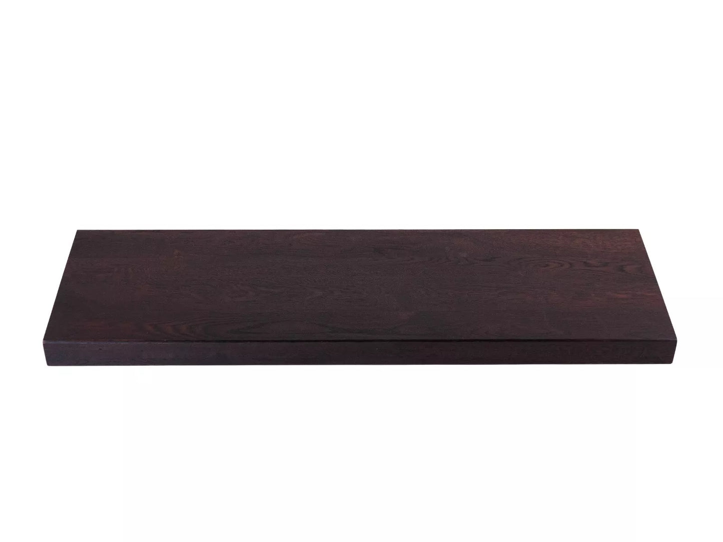 Shelf Stair tread Riser Windowsill Oak Rustic, full stave lamellas, 52 mm, 3-layer, Dark walnut oil