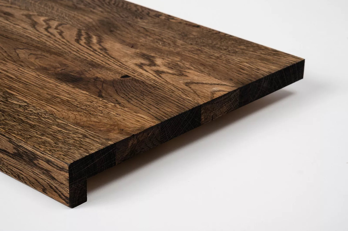 Trepju pakāpiens, palodze, Ozols Rustic, pilnas lameles, 16mm, eļļots tonī Kūpināts Ozols