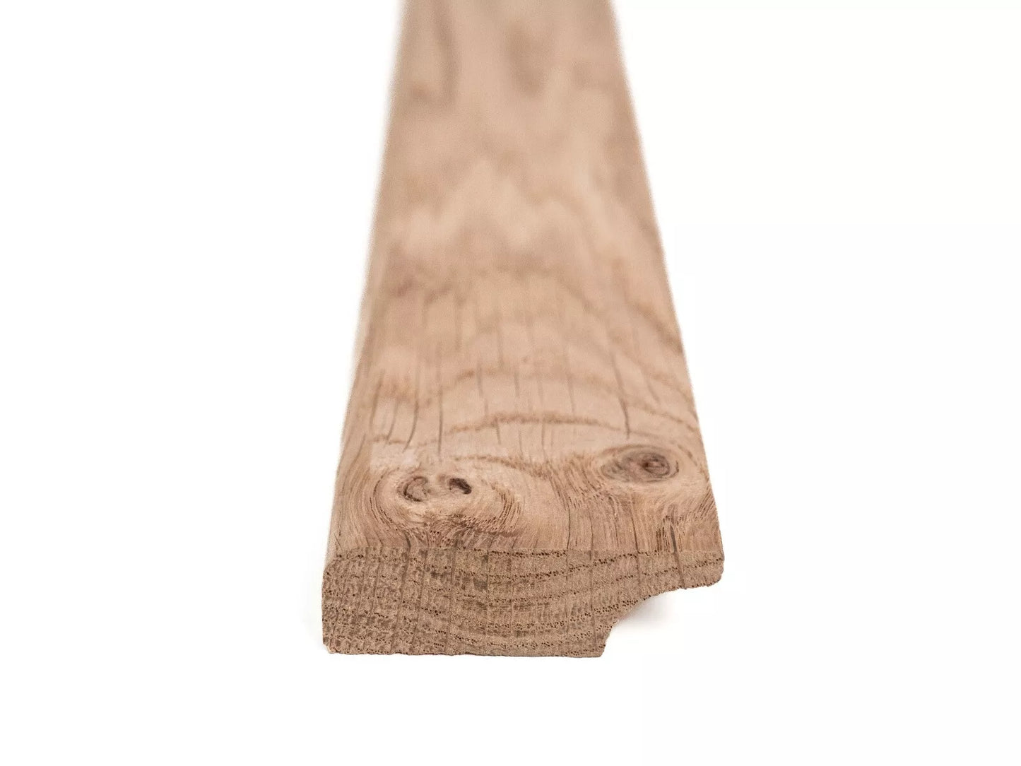 Solid skirting Oak Rustic, 16x50x800-1500mm, Planed