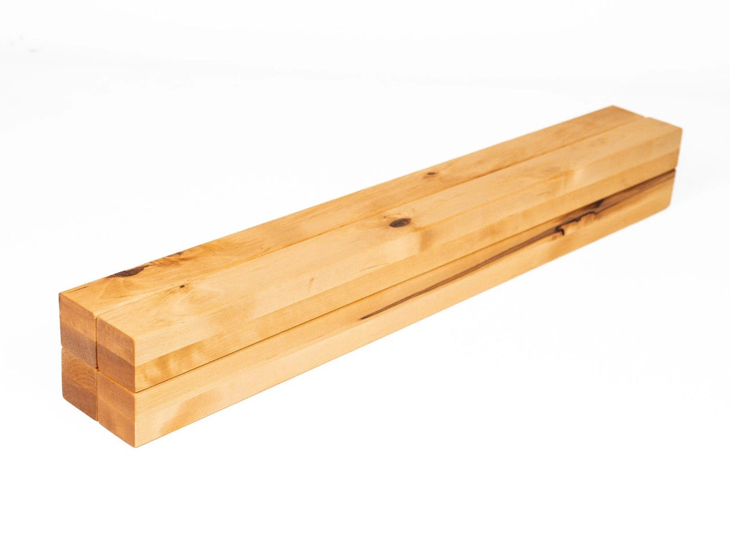 Līmētās bērza koka brusas Rustic 50x50 mm dabīgi eļļots