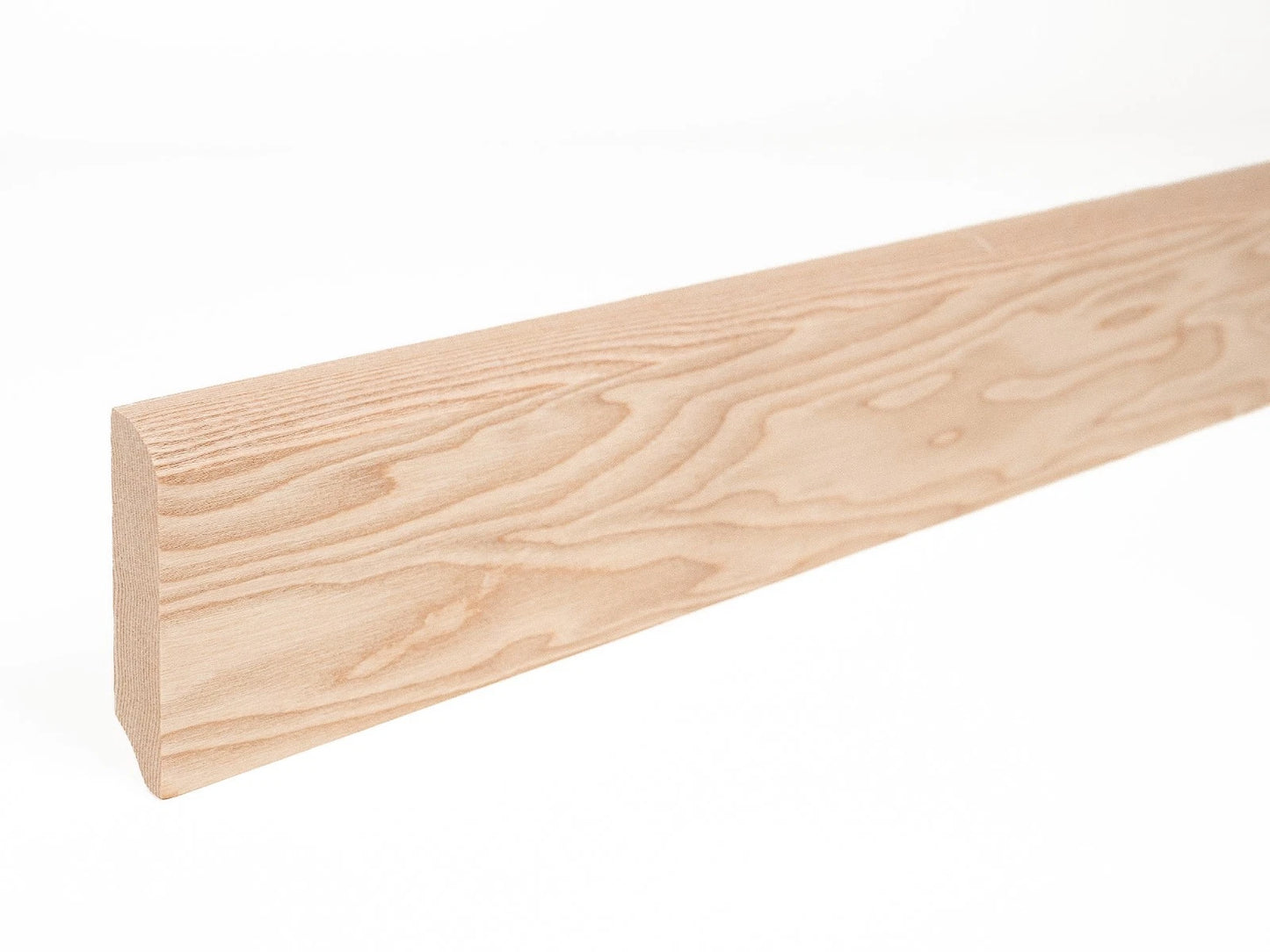 Grīdlīste Osis A/B 24x100mm eļļots ar cietā vaska eļļu tonī Dabīgi balts 2000 mm ar rādiusu 20mm