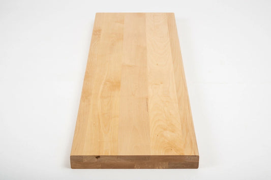 Plaukts, trepju pakāpiens, pretpakāpieni, palodze Bērzs A/B, pilnas lameles, 40 mm, 2 slāņu, Lakots (matēts)