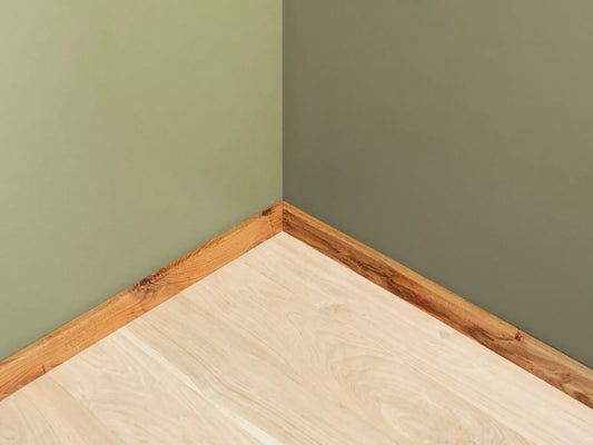 Solid skirting Oak Rustic, 16x50x1500-2500mm, Natural oil