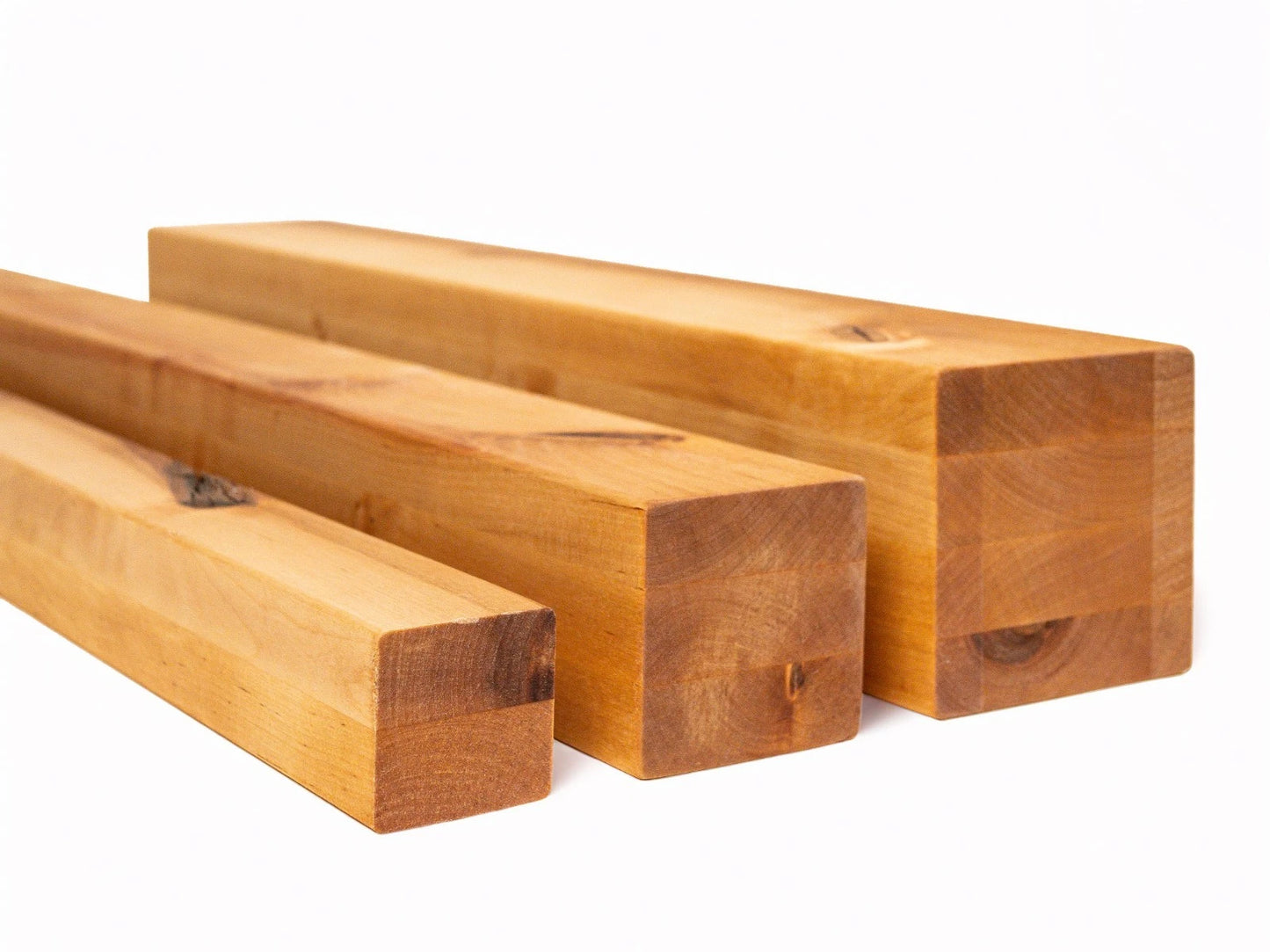 Līmētās bērza koka brusas Rustic 50x50 mm dabīgi eļļots