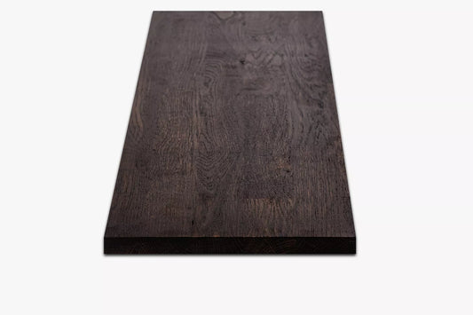 Plaukts, trepju pakāpiens, pretpakāpiens, palodze, Ozols Rustic, audzētas lameles, 20 mm, Melni eļļots