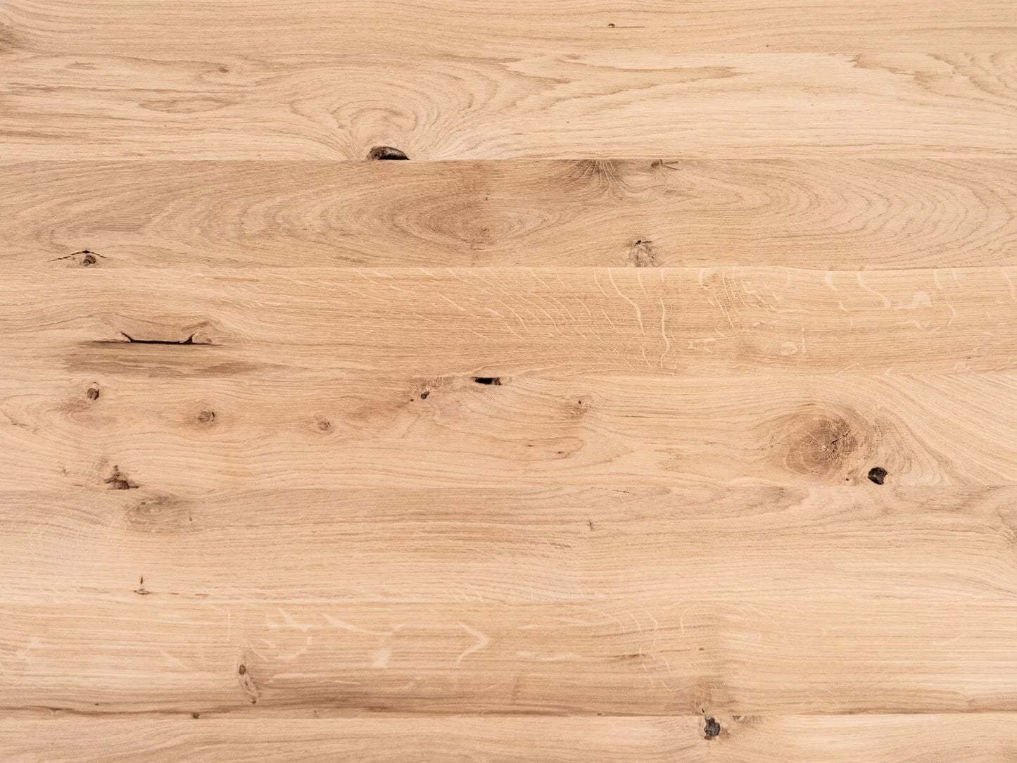 Līmēta masīvkoks plātne DIY Ozols Rustic, pilnas lameles fixētā platumā, 52mm, 3-kārt