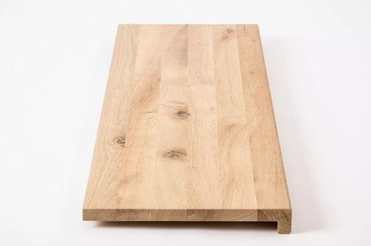 Trepju pakāpiens, palodze, Ozols Rustic, pilnas lameles, 26 mm, bez virsmas apstrādes