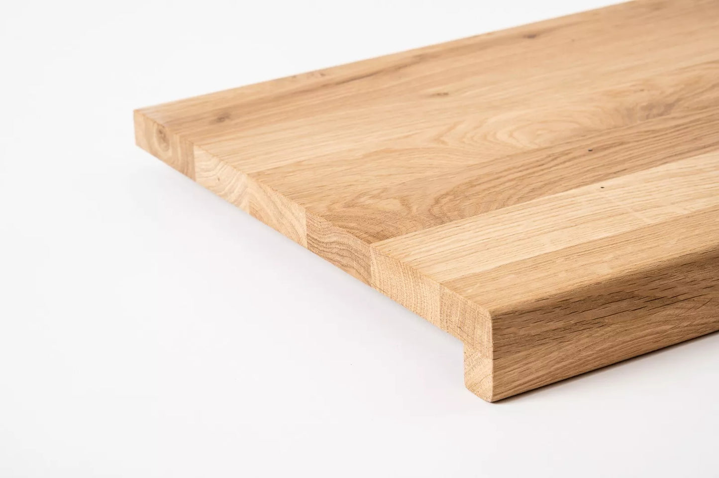 Trepju pakāpiens, palodze, Ozols Rustic, pilnas lameles, 16mm, eļļots ar cietā vaska eļļu tonī Dabīgi balts