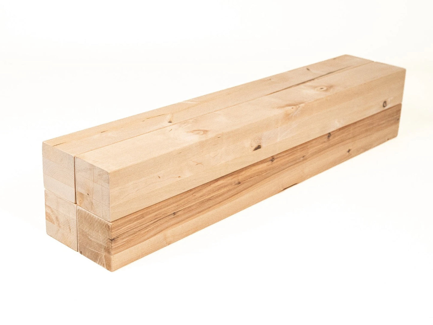 Līmētās bērza koka brusas Rustic 70x70 mm eļļots ar cietā vaska eļļu tonī Dabīgi balts
