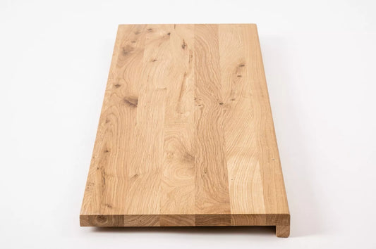 Trepju pakāpiens, palodze, Ozols Rustic, pilnas lameles, 16mm, eļļots ar cietā vaska eļļu tonī Dabīgi balts