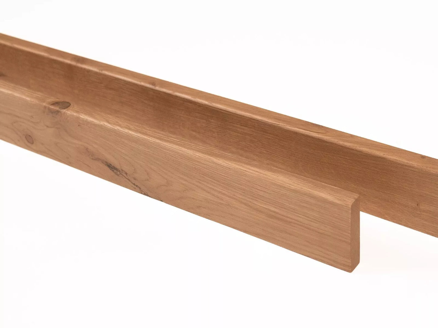 Grīdlīste Ozols Rustic, 18x70x2000mm ar rādiusu, eļļots Bronzas tonī, špaktelēta