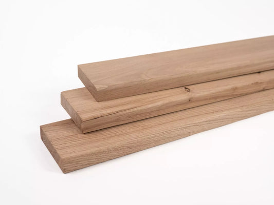 Solid Skirting Board Oak Rustic, 18x70x2000mm with radius, unfinished, without filling