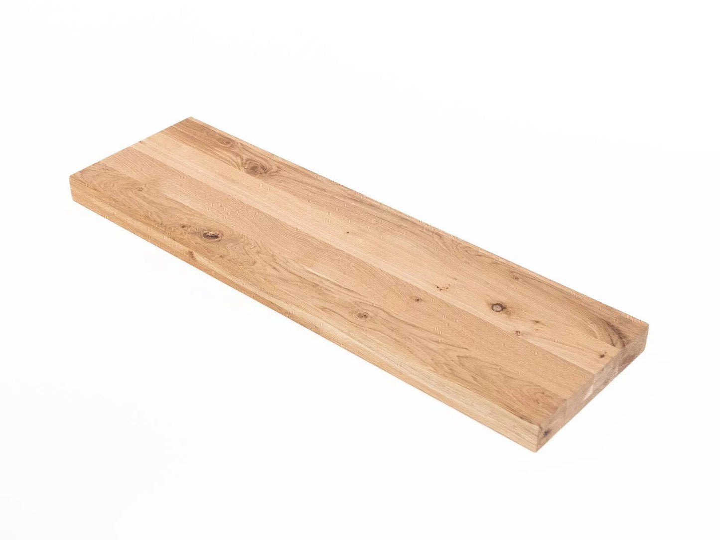 Plaukts, trepju pakāpiens, pretpakāpiens, palodze, Ozols Rustic, pilnas lameles, 52 mm, 3-kārt, eļļots ar cietā vaska eļļu tonī Dabīgi balts
