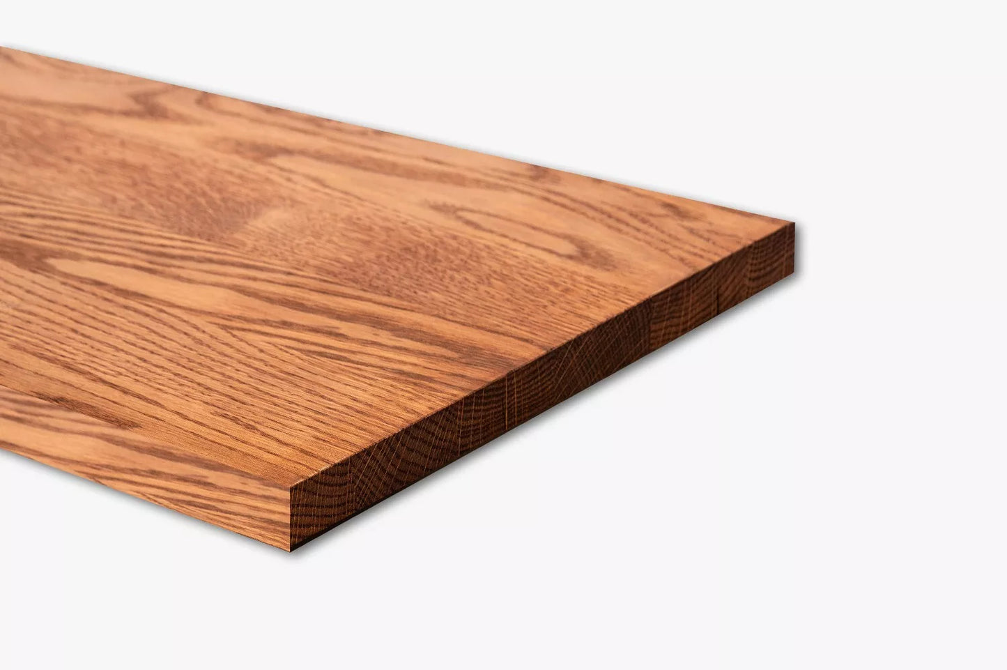 Shelf Stair tread Riser Windowsill Oak A/B, full stave lamellas, 26 mm, Cherry oil