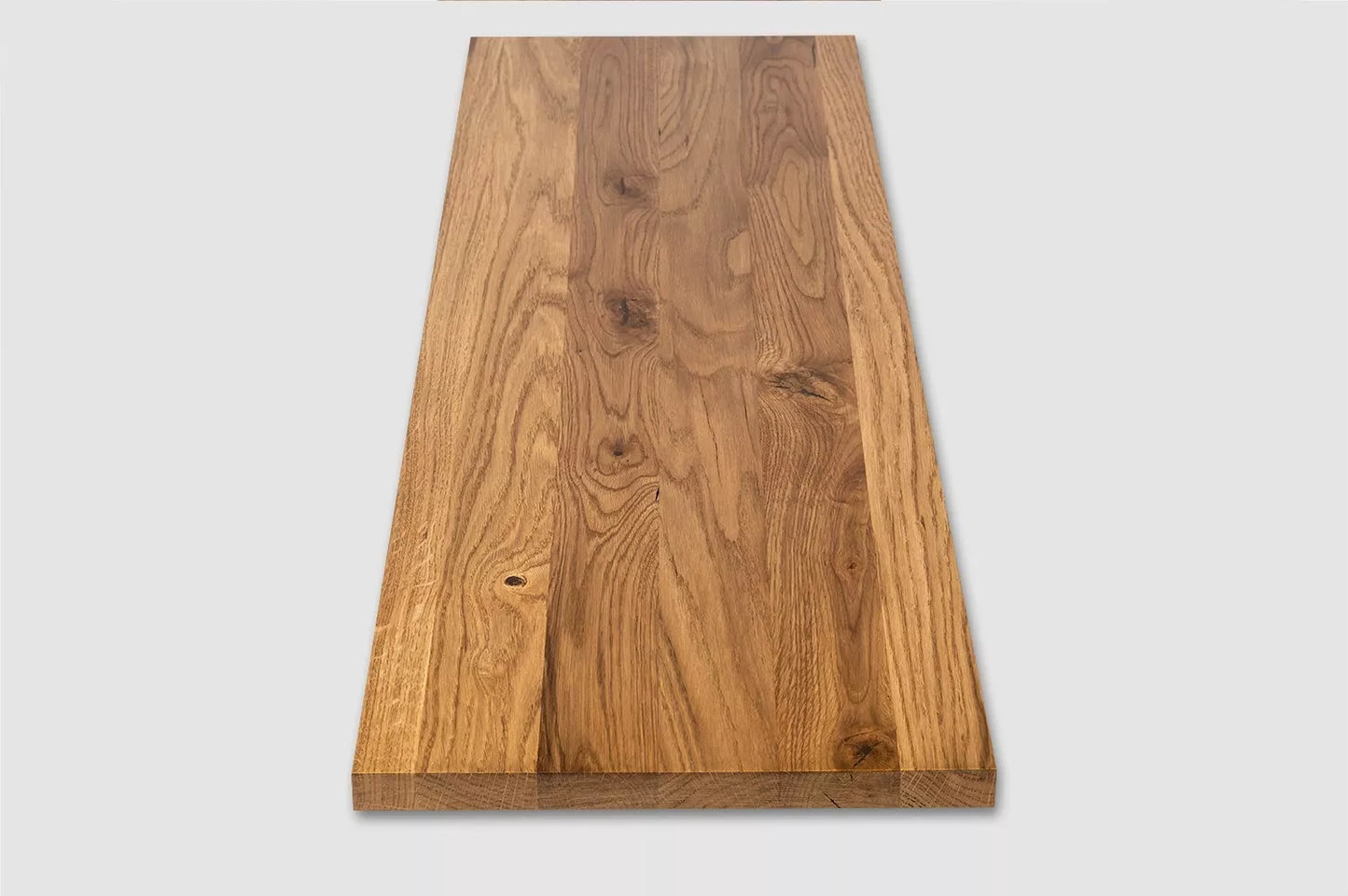 Plaukts, trepju pakāpiens, pretpakāpiens, palodze, Ozols Rustic, pilnas lameles, 20 mm, Bronzas tonī