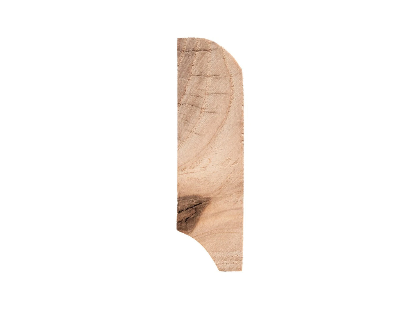 Grīdlīste Osis Rustic 24x80mm eļļots ar cietā vaska eļļu tonī Dabīgi balts 2000 mm ar rādiusu 20mm