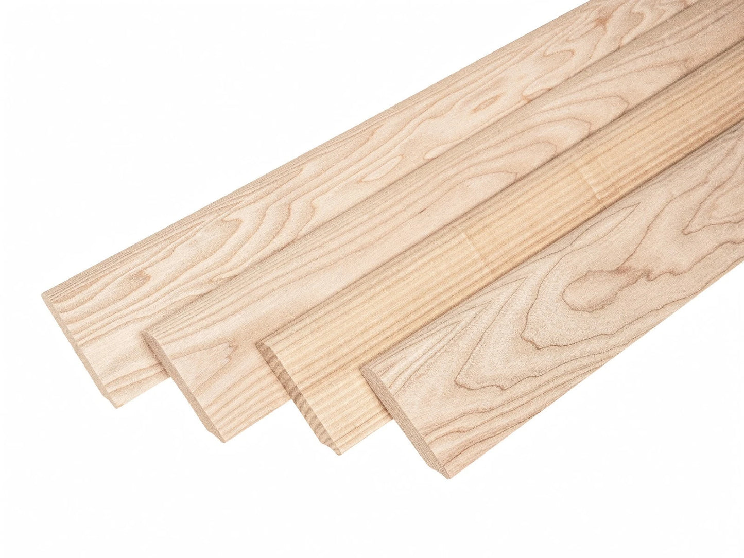 Grīdlīste Osis A/B 24x100mm eļļots ar cietā vaska eļļu tonī Dabīgi balts 2000 mm ar rādiusu 20mm